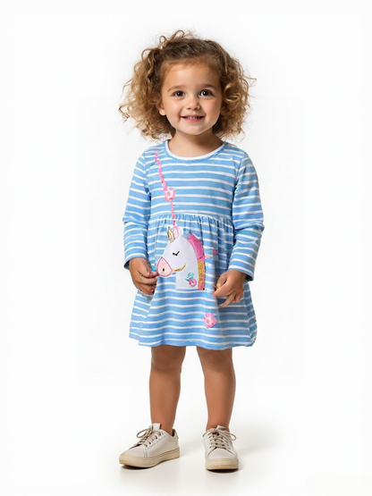 Evryly Unicorn Stripes Dress